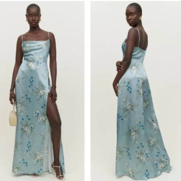 Reformation Devora 100% Silk Dress - Size 6 - Picture 1 of 4